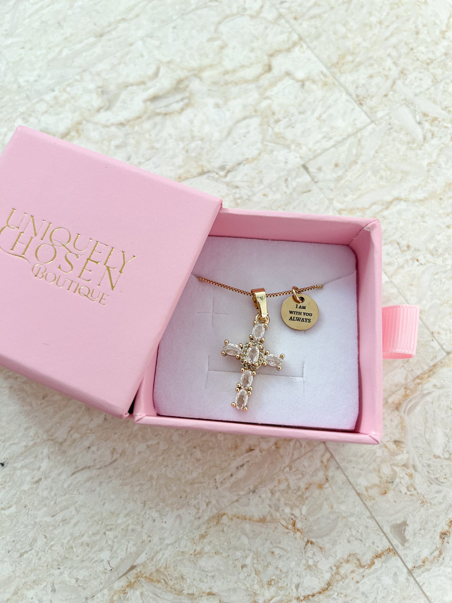 I am always with you (chain- clear)