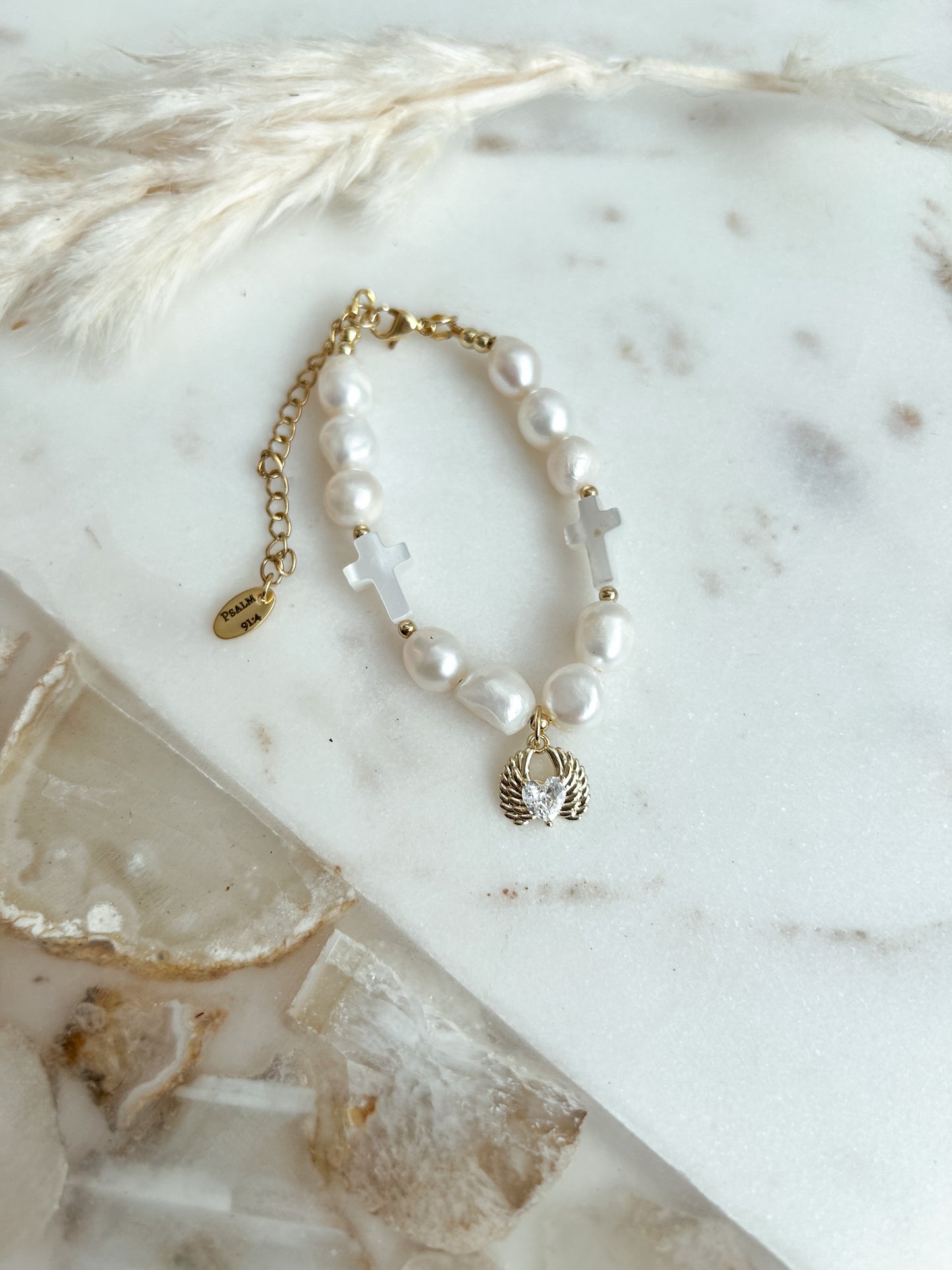 Under His wings- bracelet
