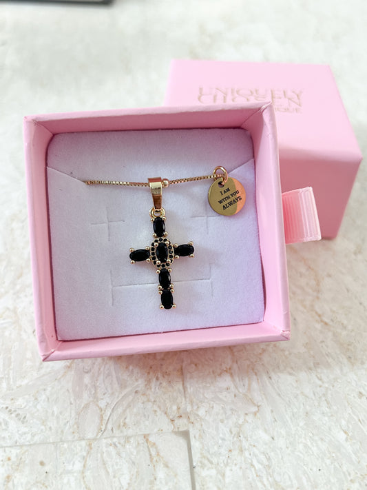 I am always with you (chain- black)