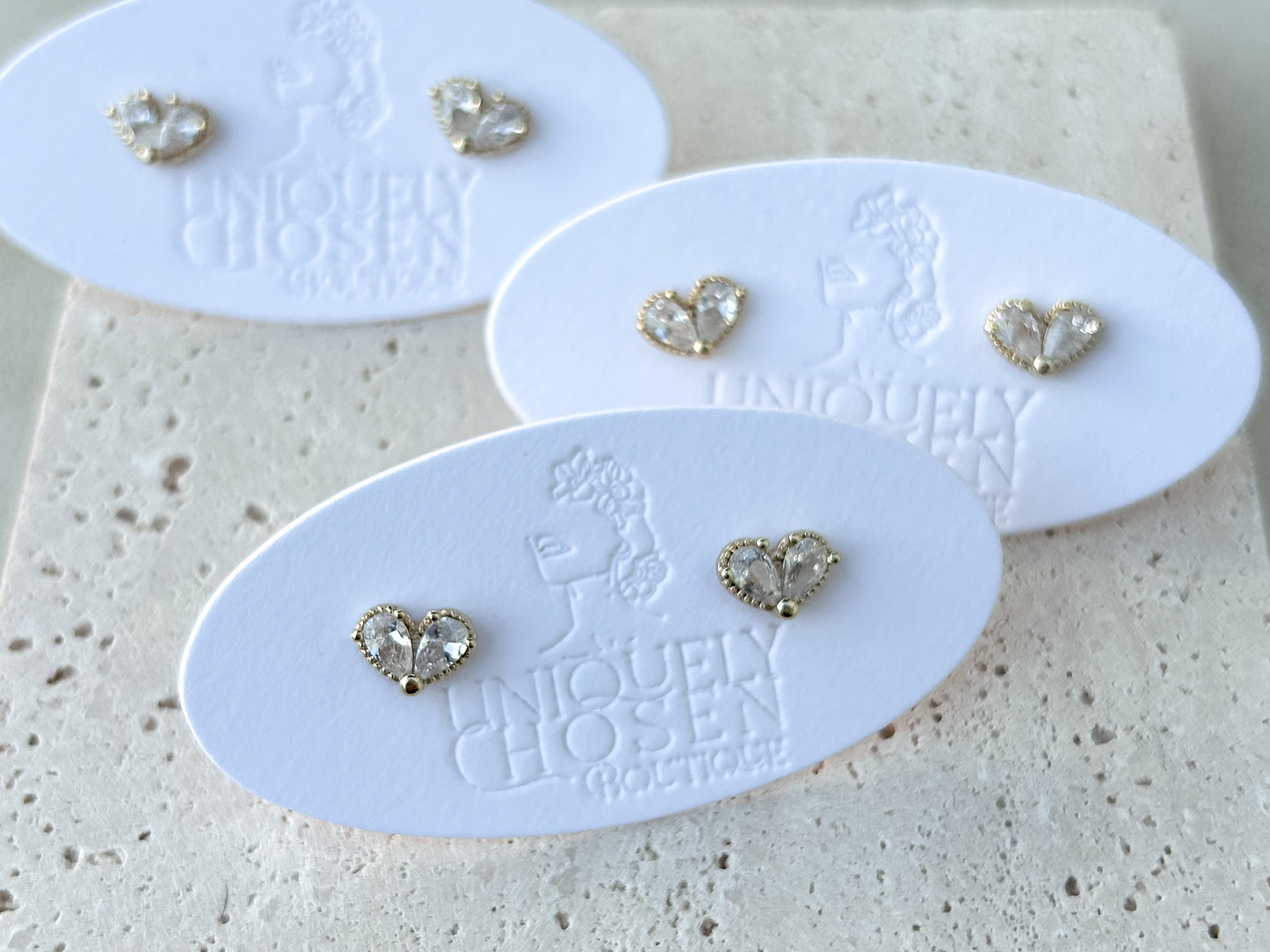 Heart of Faith Studs