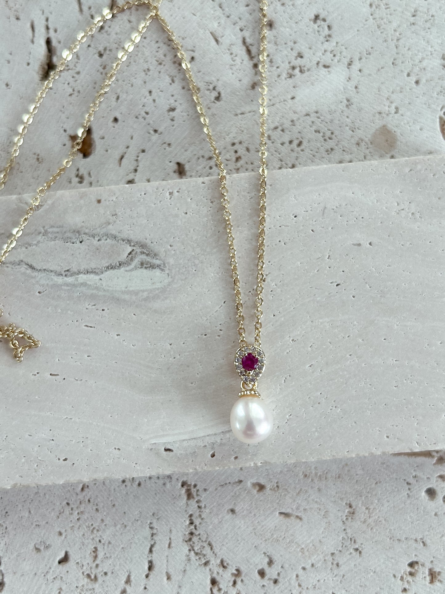My precious ruby- adjustable chain