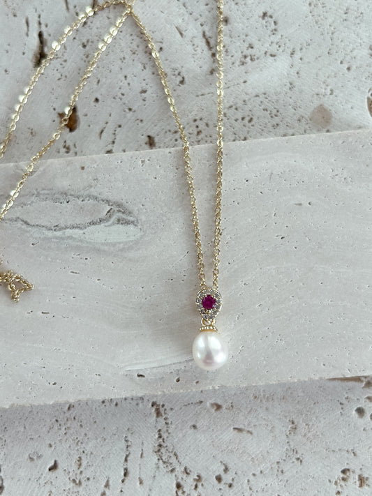 My precious ruby- adjustable chain