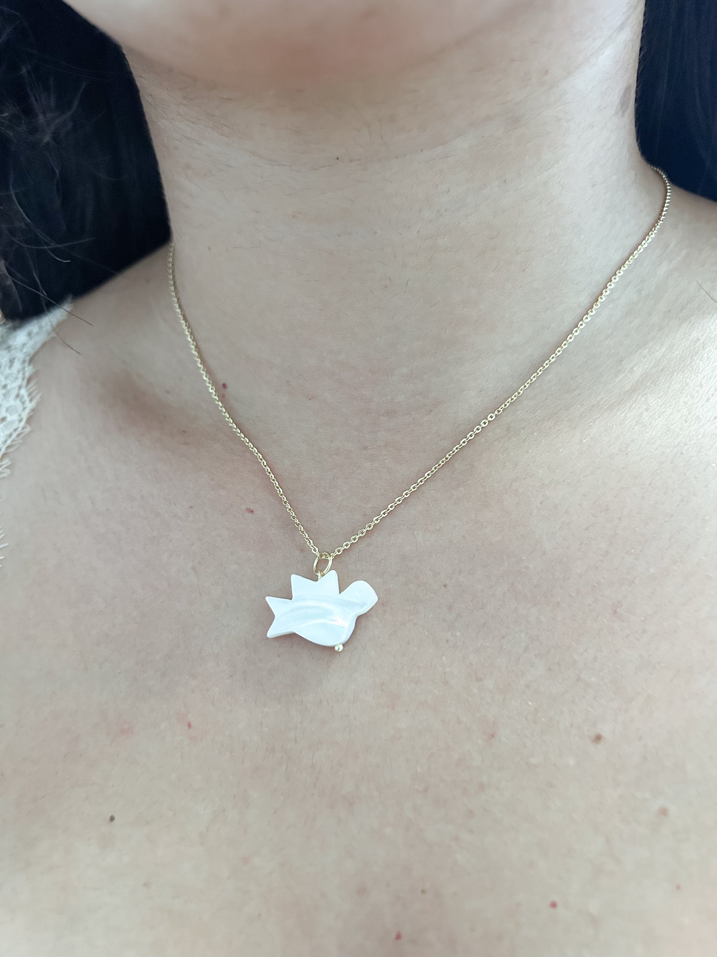 Never Alone – Holy Spirit Dove Necklace