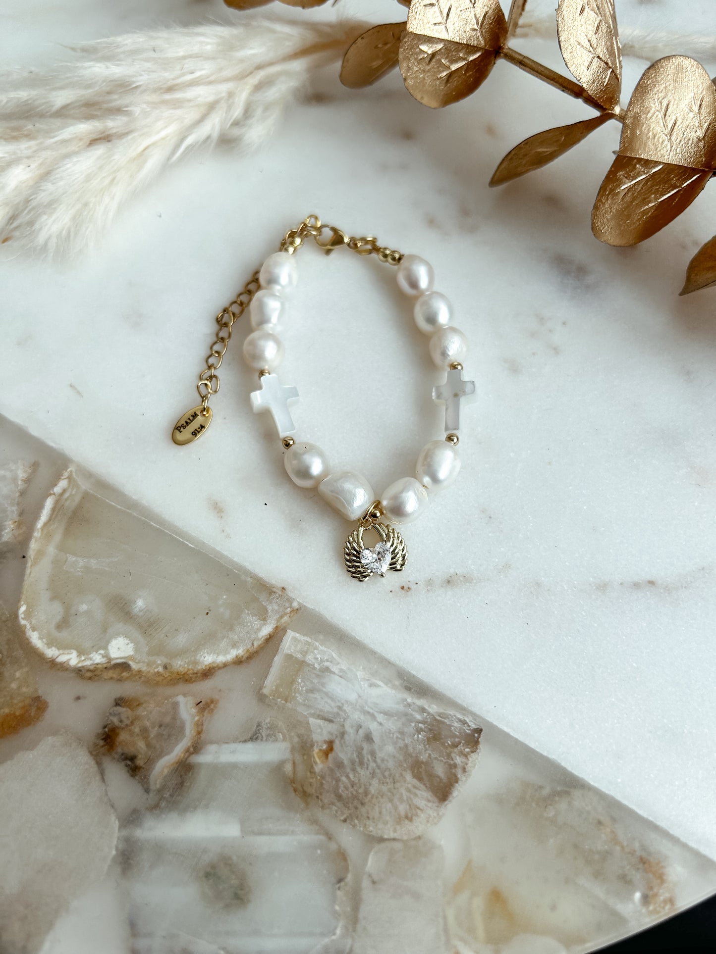 Under His wings- bracelet