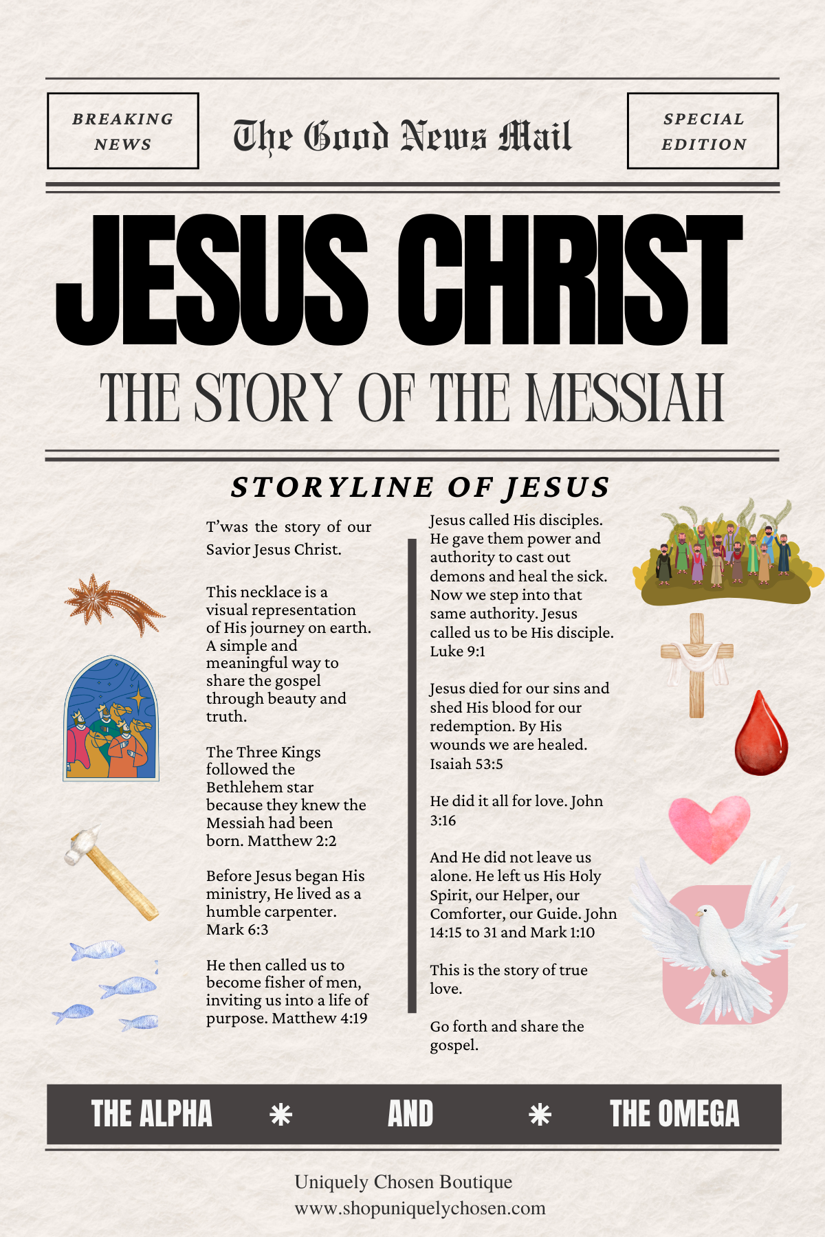 The Jesus Storyline Necklace