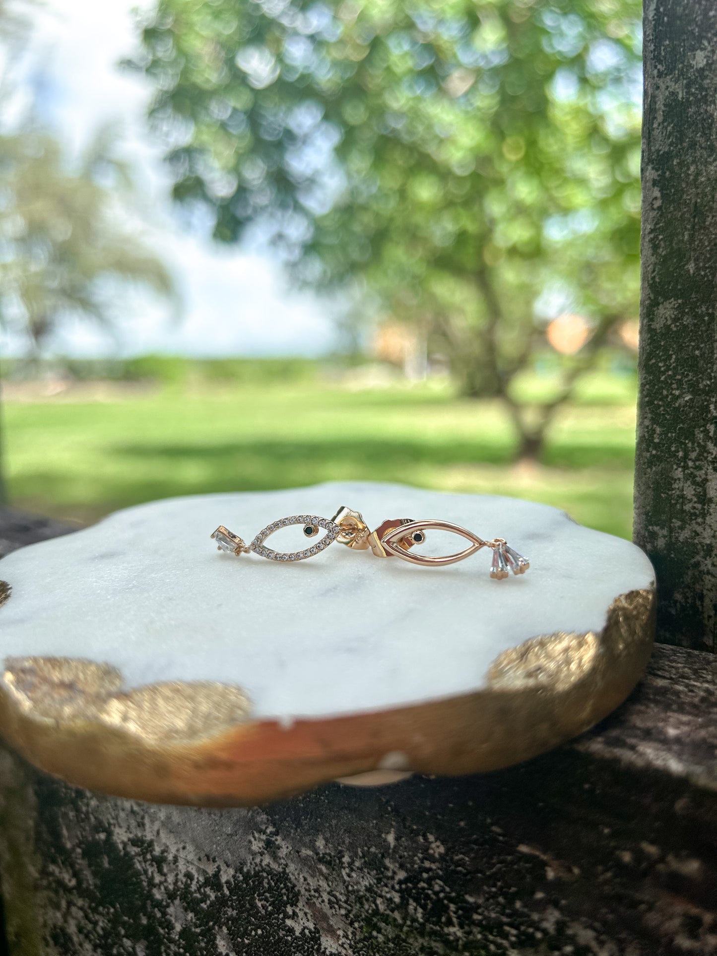 Overflowing Blessing (gold earrings)
