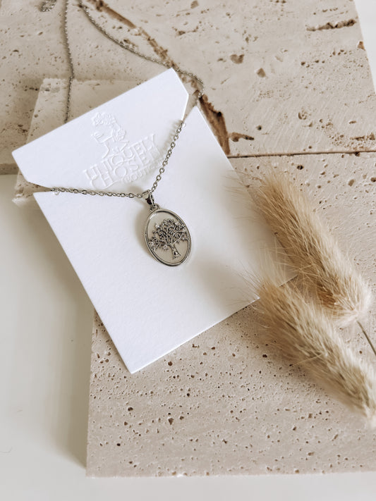 Like a tree planted- chain necklace