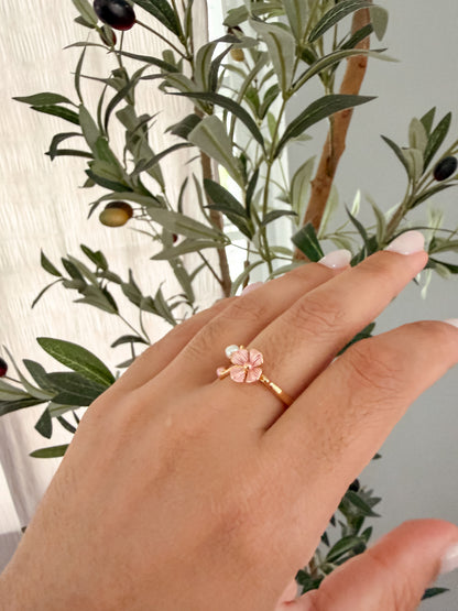 Flower in the garden (adjustable ring)