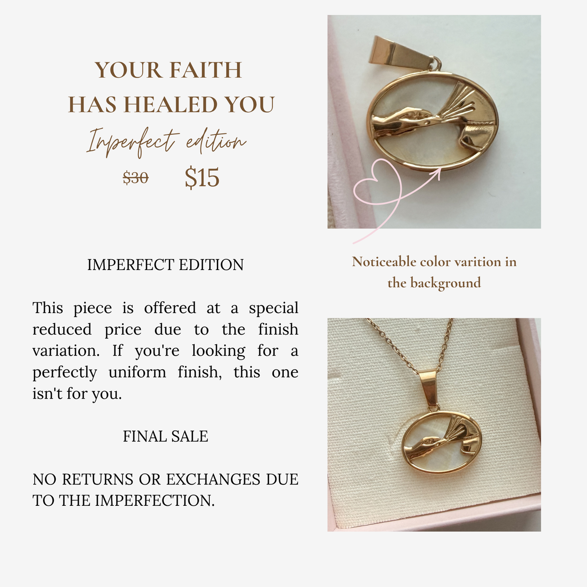 Your Faith Has Healed You | Imperfect Edition