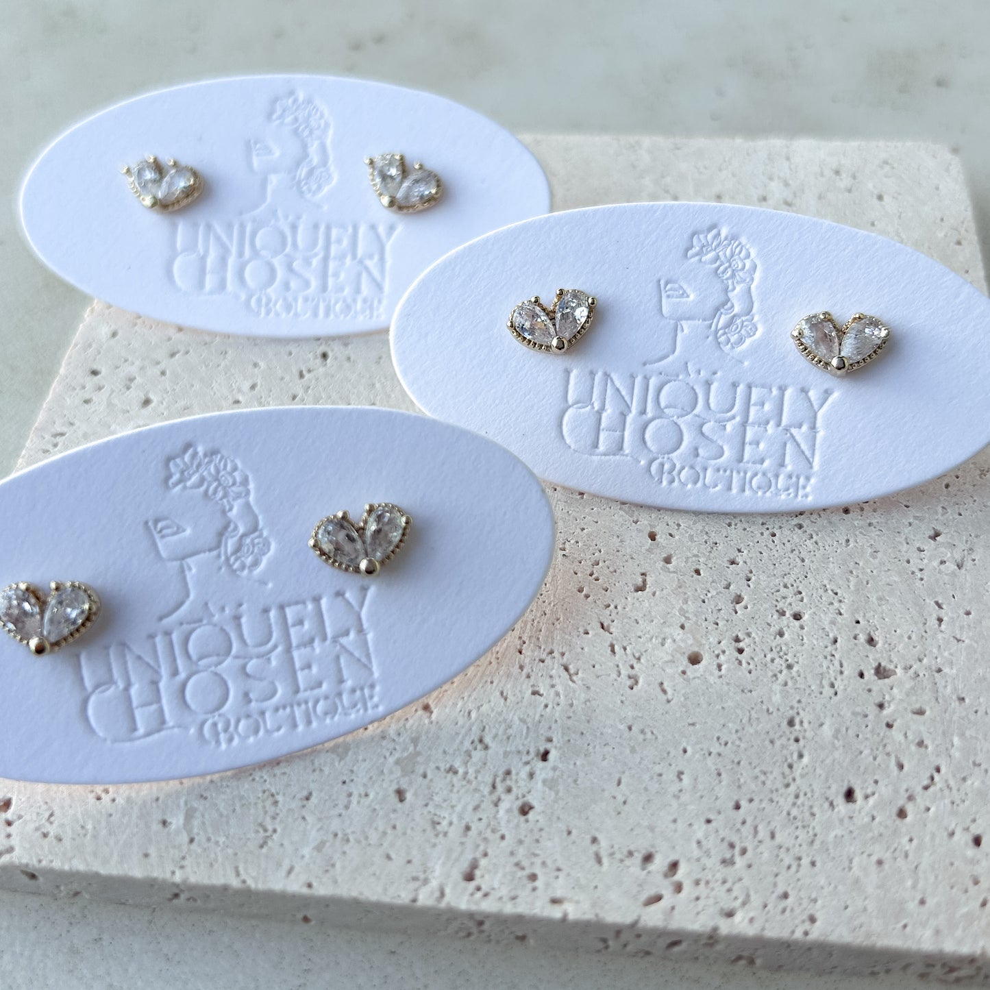 Heart of Faith Studs