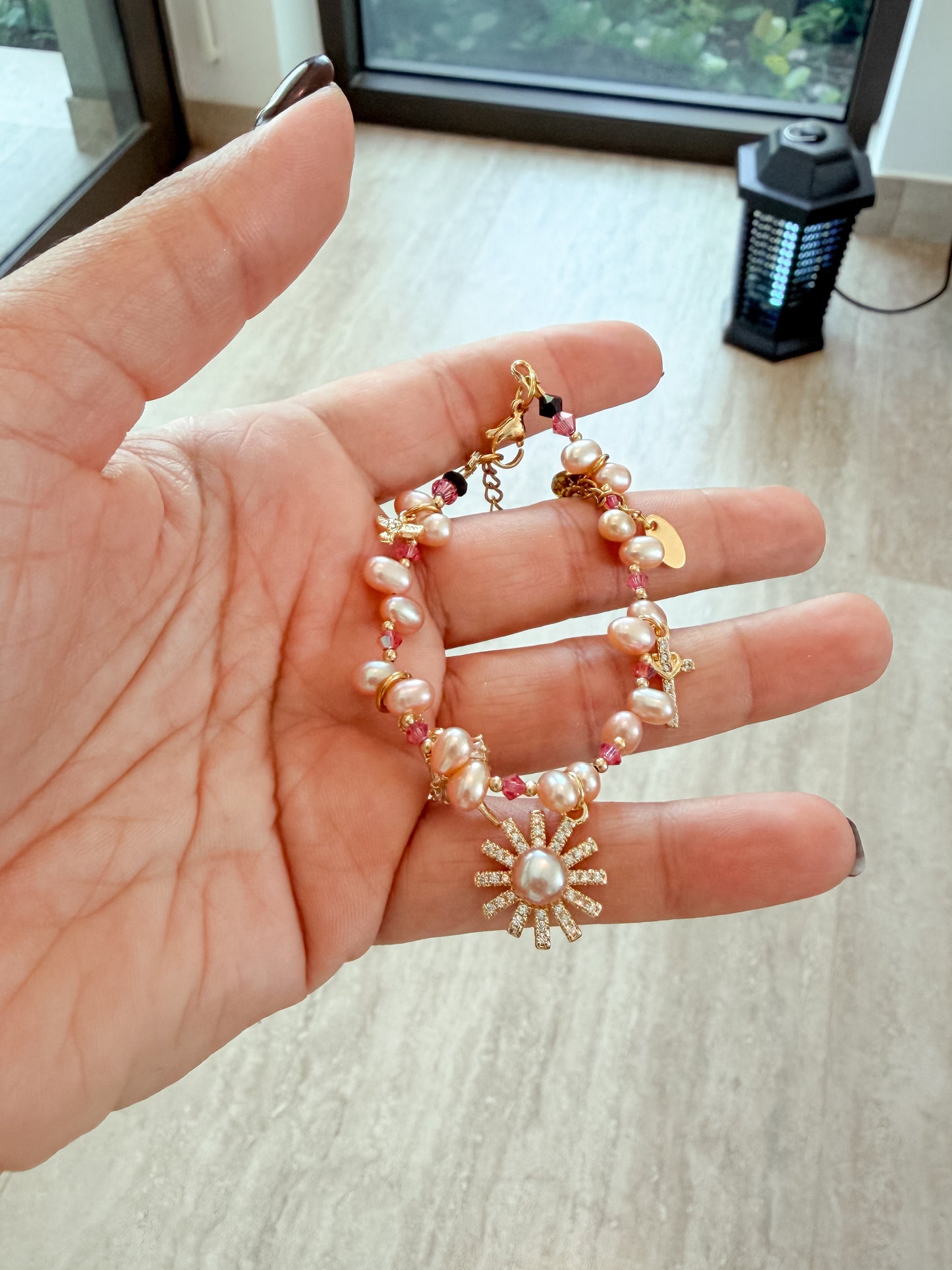 God is within her - bracelet