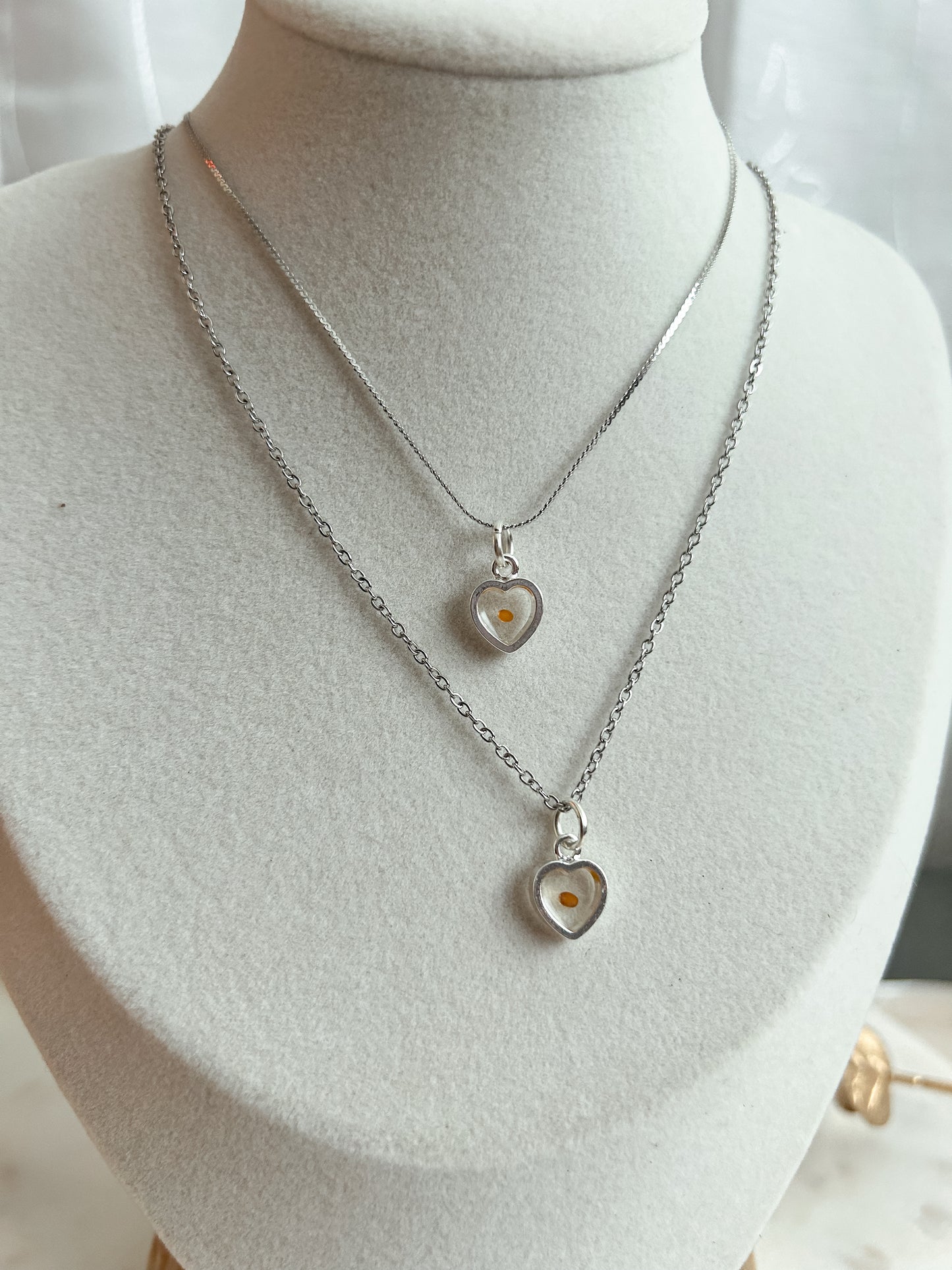 Faith like a Mustard Seed Necklace (silver chain)