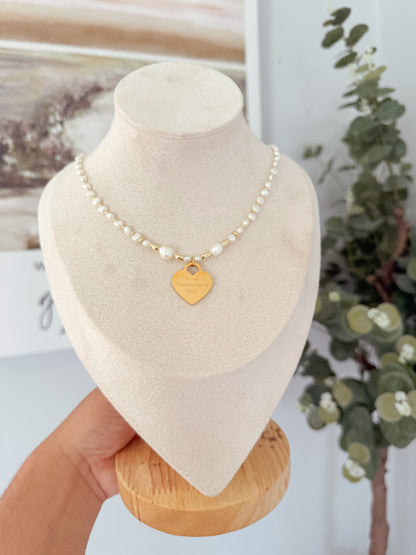 If lost, Please Return to Jesus Pearl Necklace