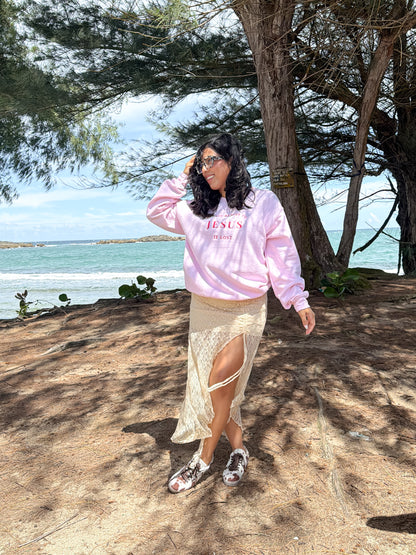 Please Return to Jesus -Embroidered Crewneck