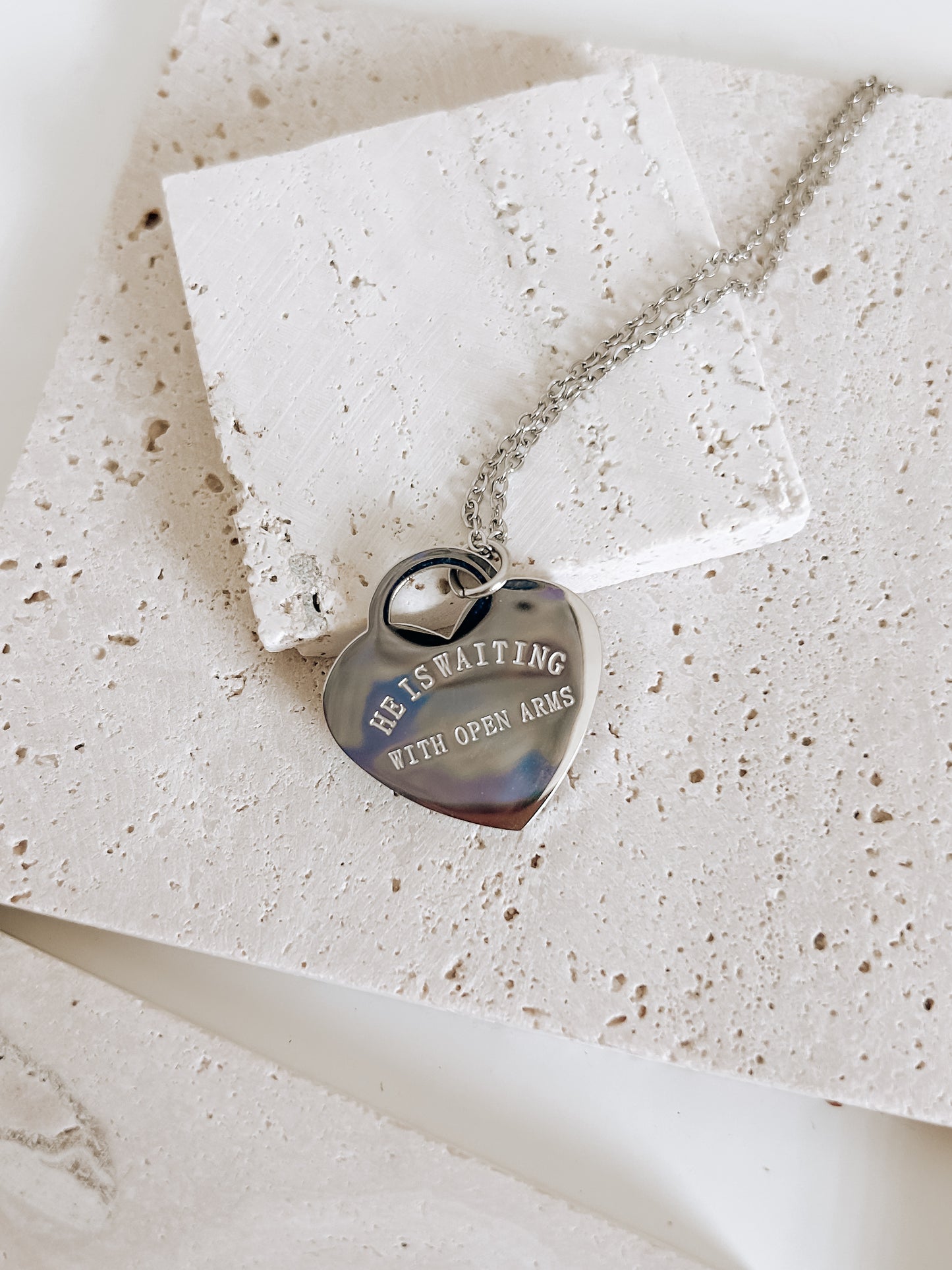 If lost, please return to Jesus (engraved)