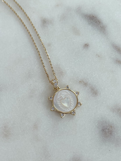 Sacred Heart Chain Necklace