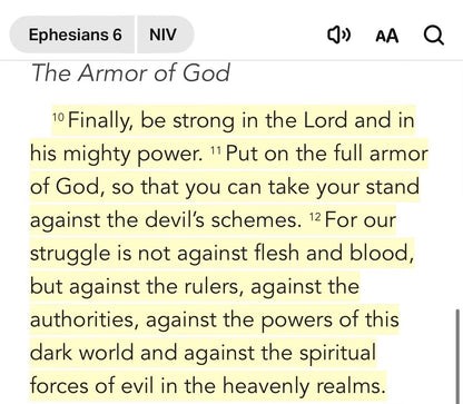 The Armor of God