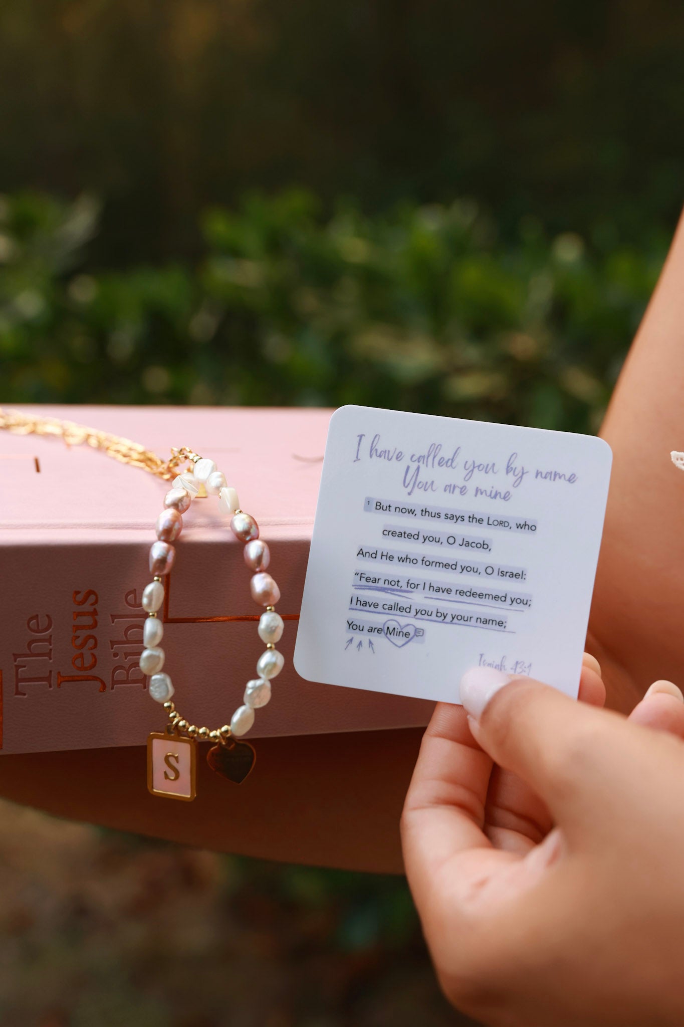 I have called you by name (Made to order with your initial)