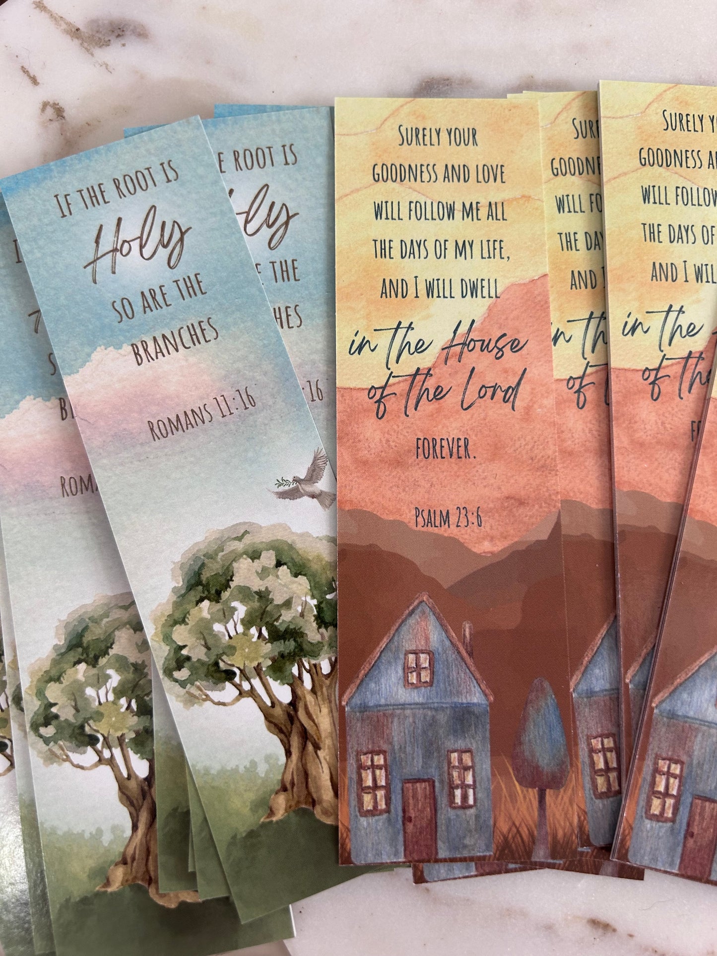 Double sided bookmarks