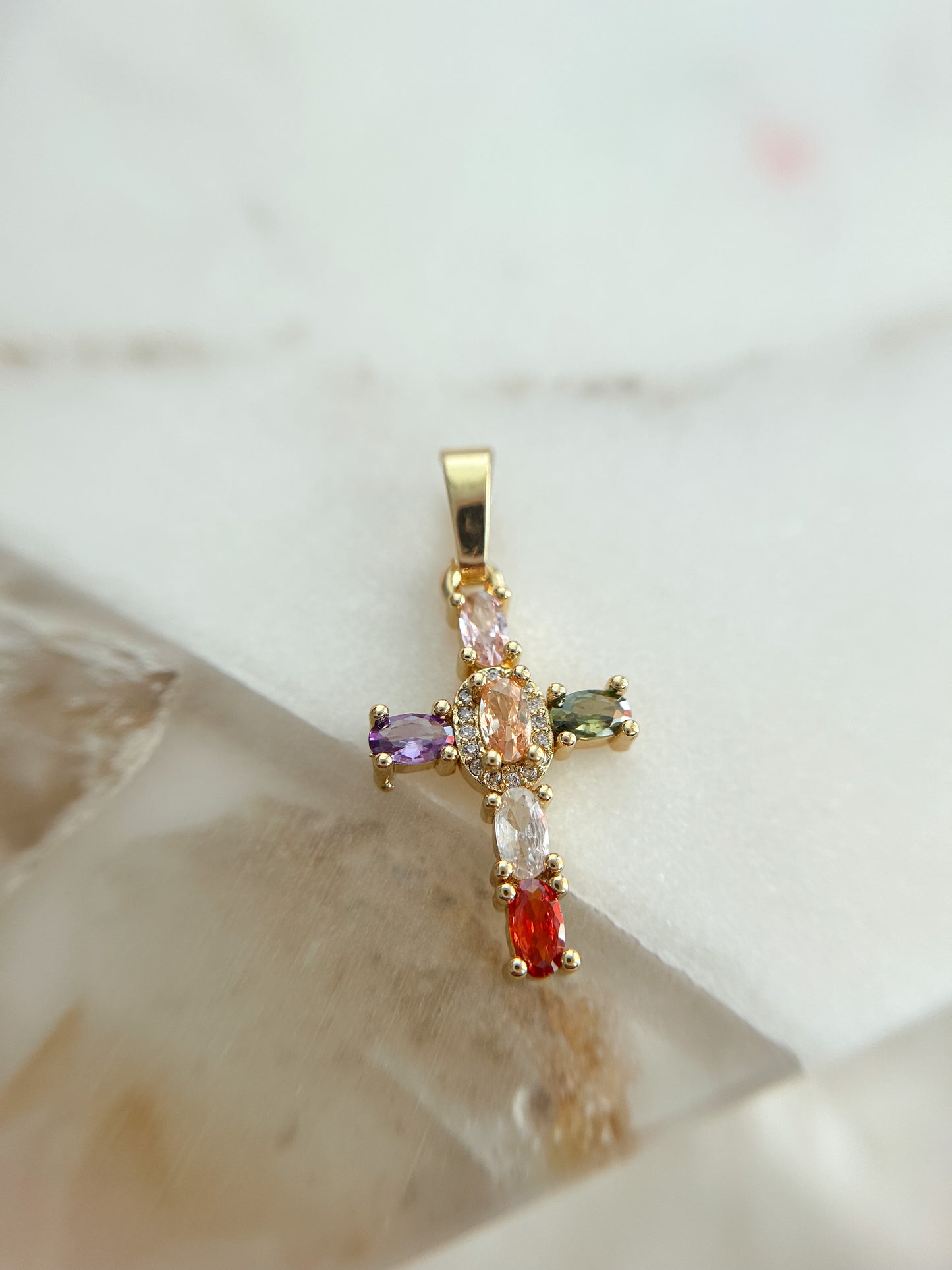 Colorful small cross