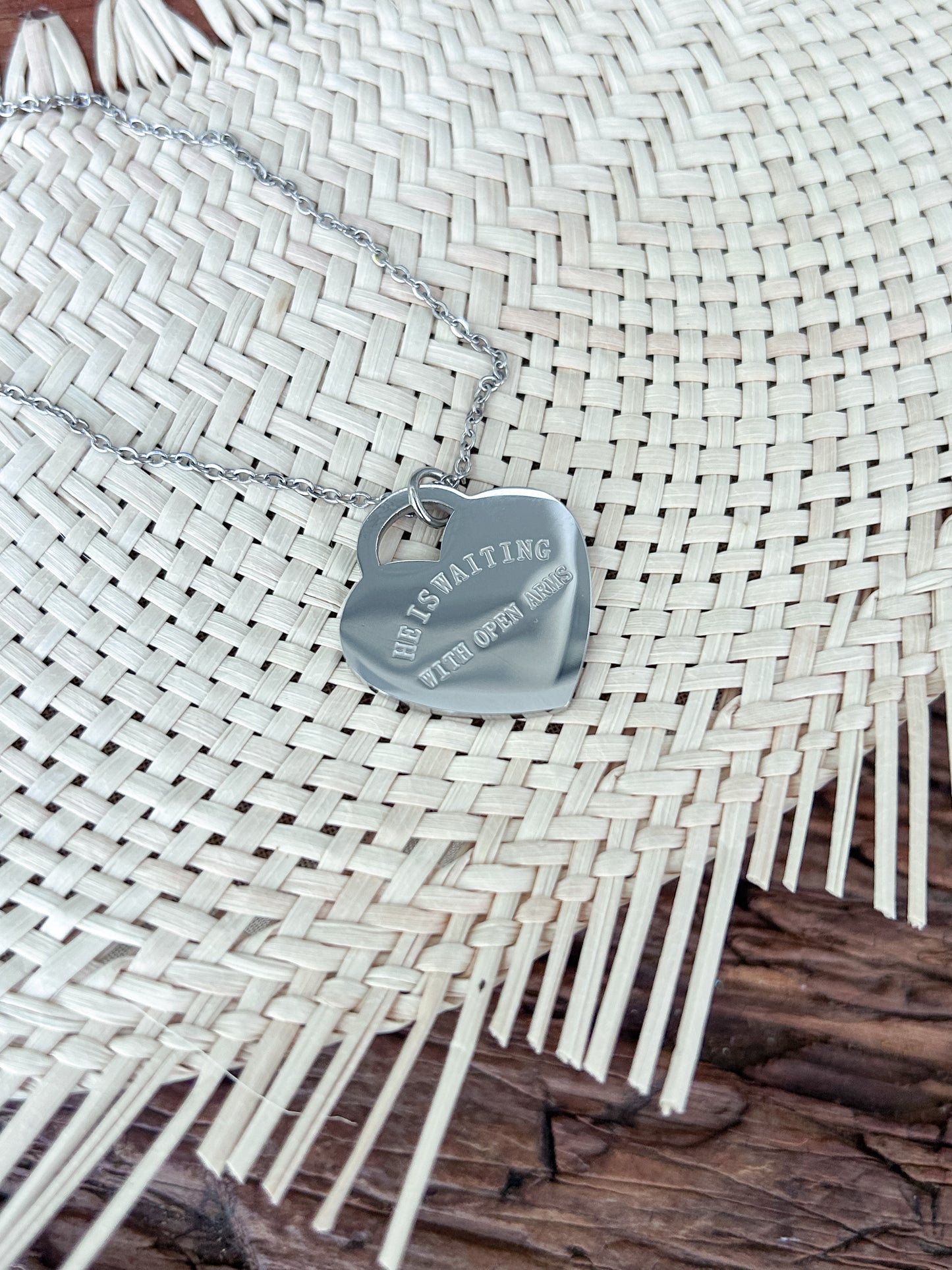 If lost, please return to Jesus (engraved)