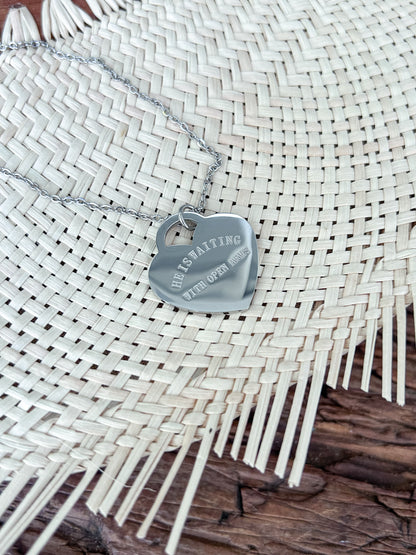 If lost, please return to Jesus (engraved)