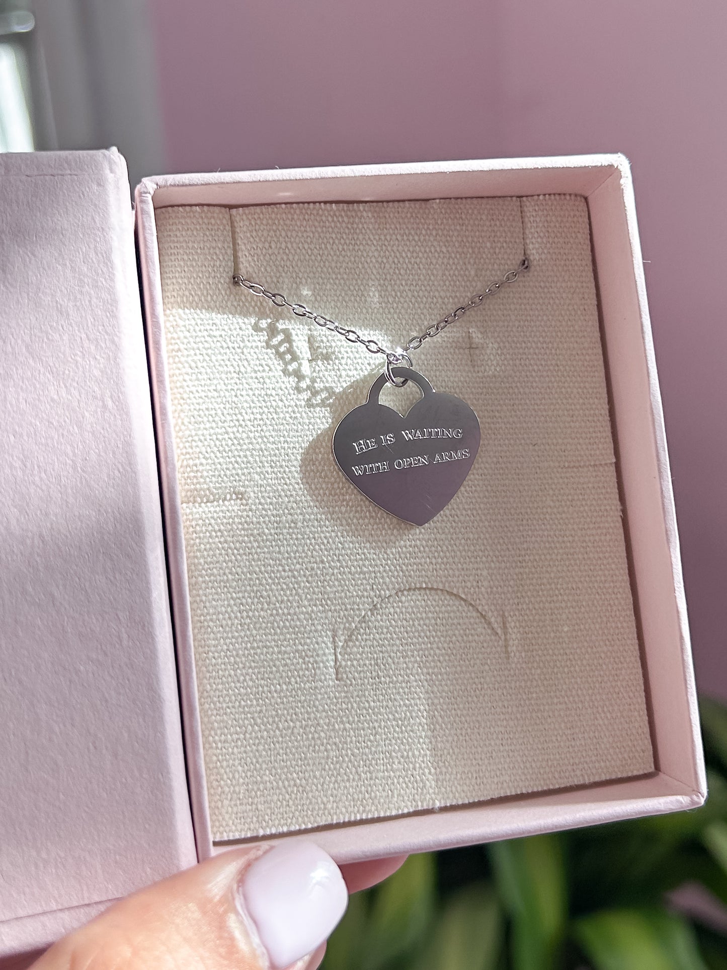 If lost, please return to Jesus (silver/gold engraved)