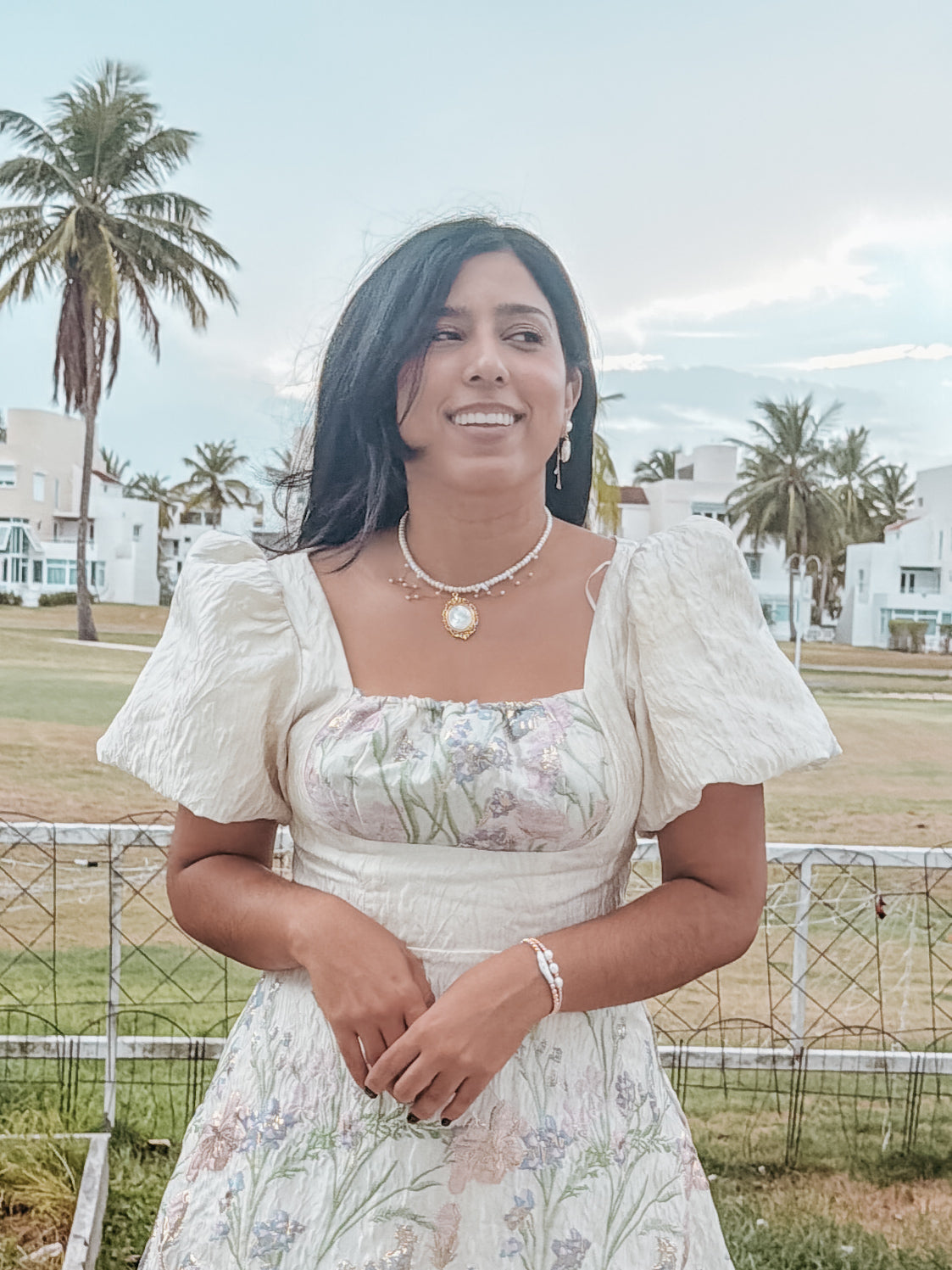 God is within her (vintage necklace)